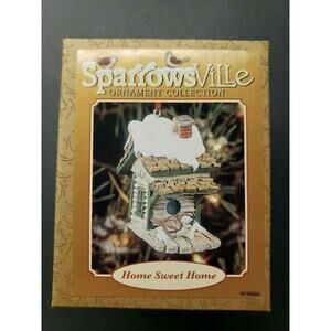 Lowell Davis Sparrowsville Christmas Ornament Ertl NIB Home Sweet Home U10